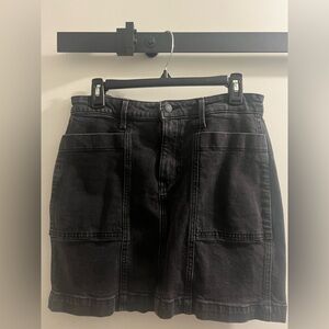 Old Navy Black Denim Skirt Size 8